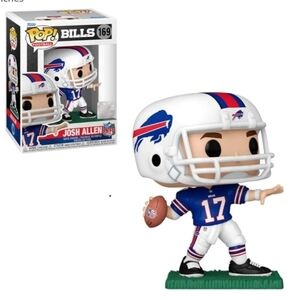 Funko Pop NFL Player Figure in Blue and White